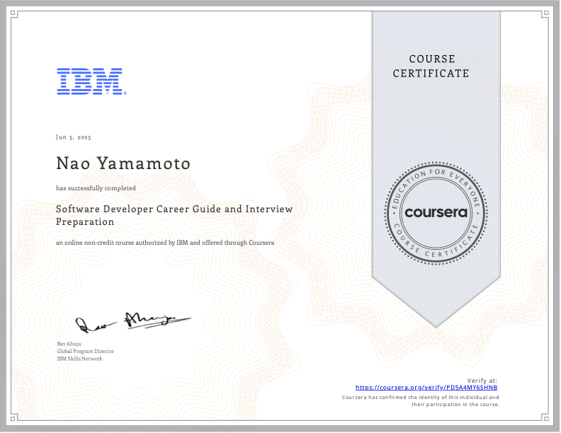 Certificate 15