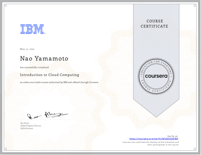 Certificate 2