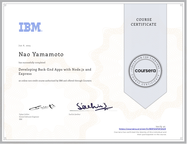 Certificate 6